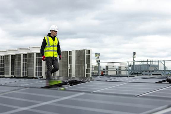 Commercial property featuring professional HVAC services in California